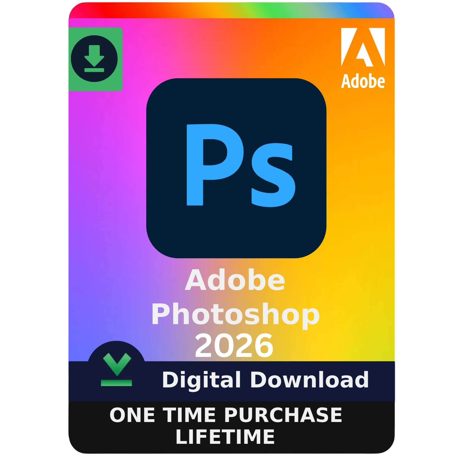 Adobe Photoshop 2026 With Lifetime License For Windows